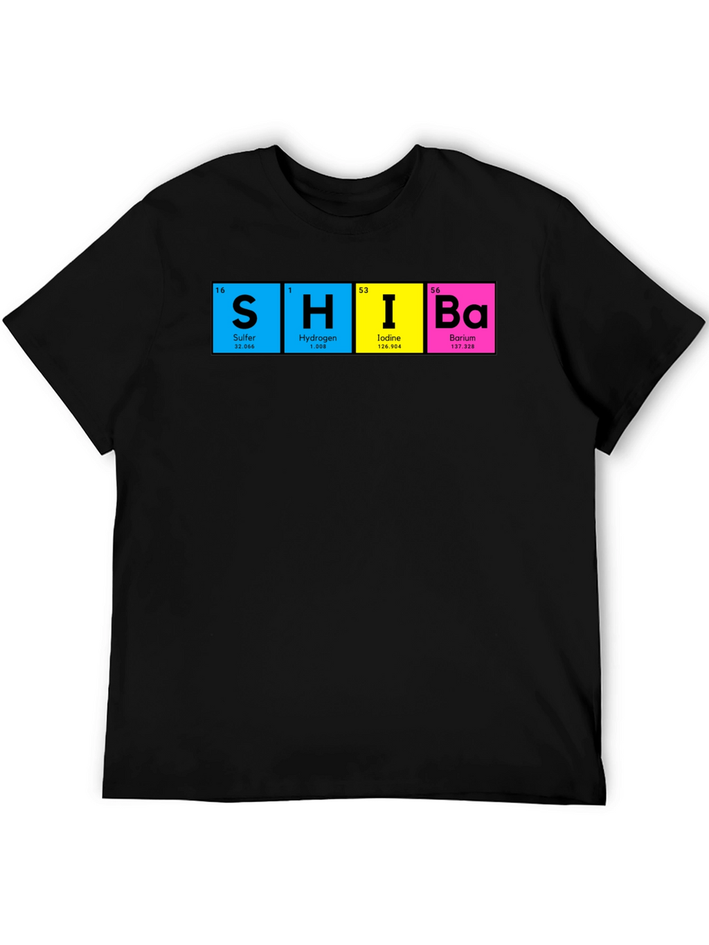 SHIBA Periodic Elements Funny Science T-Shirt