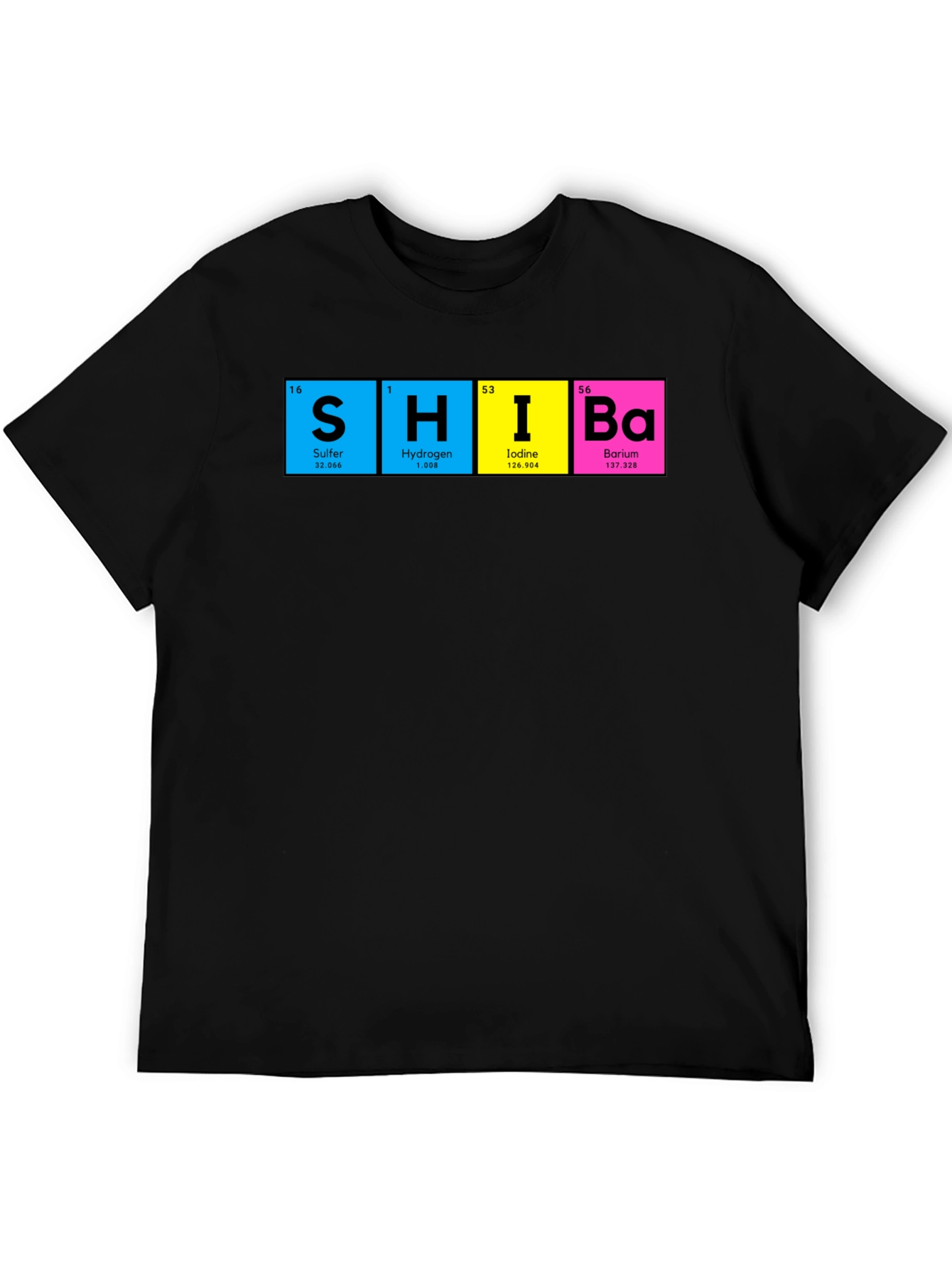 SHIBA Periodic Elements Funny Science T-Shirt