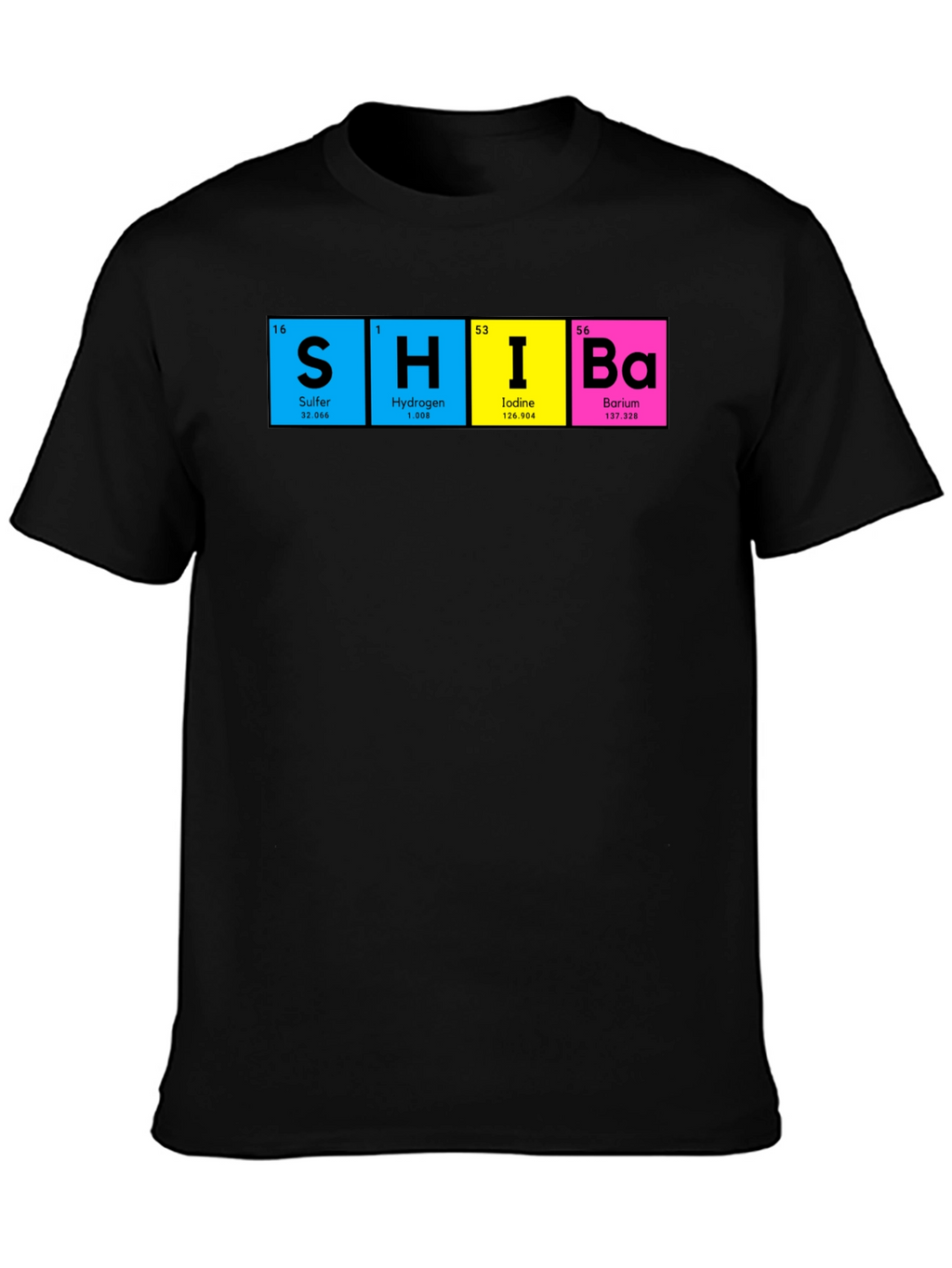 SHIBA Periodic Elements Funny Science T-Shirt