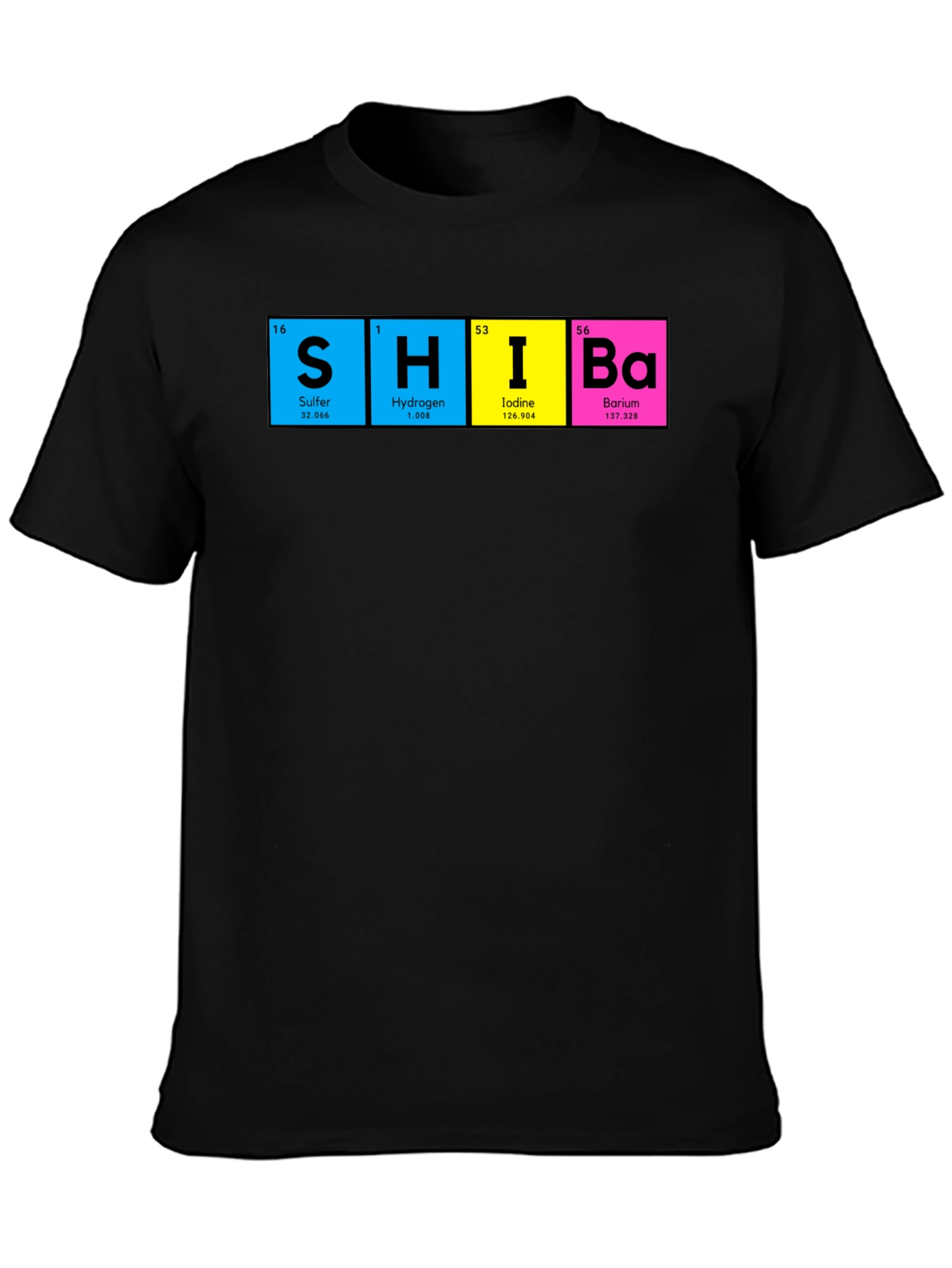 SHIBA Periodic Elements Funny Science T-Shirt