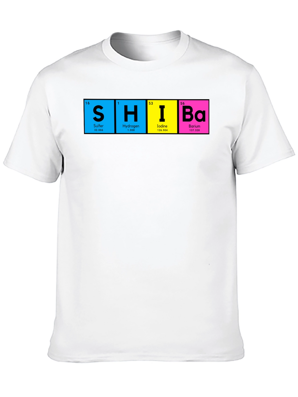 SHIBA Periodic Elements Funny Science T-Shirt
