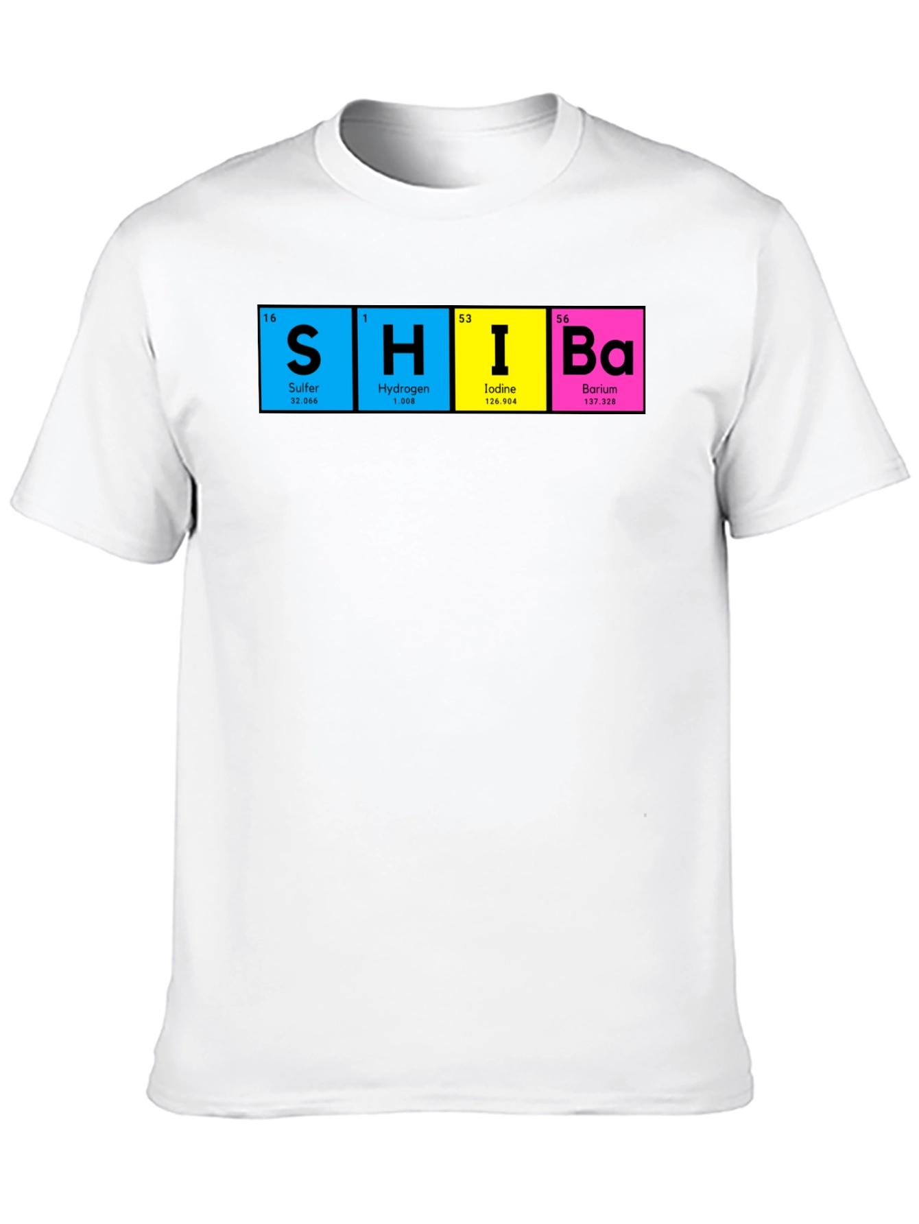 SHIBA Periodic Elements Funny Science T-Shirt