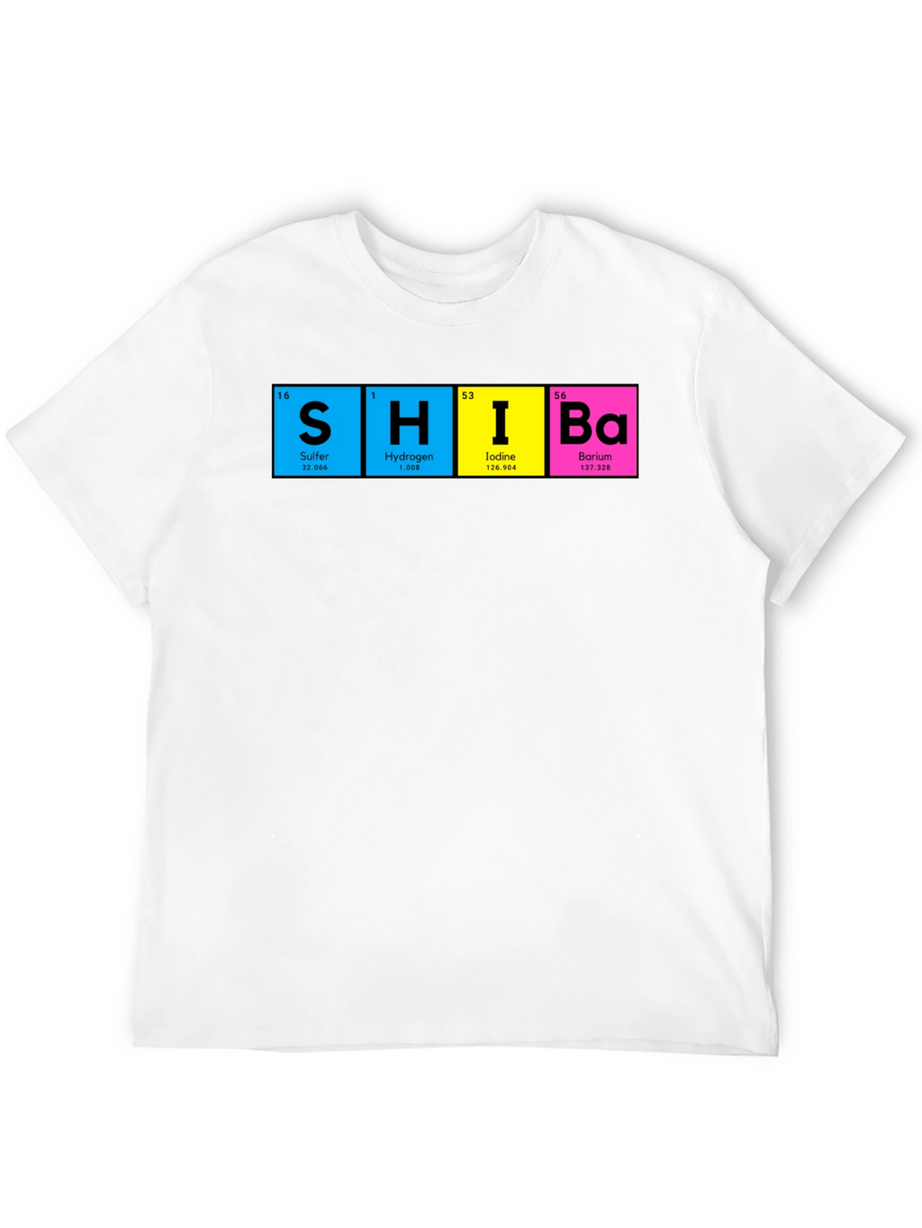 SHIBA Periodic Elements Funny Science T-Shirt