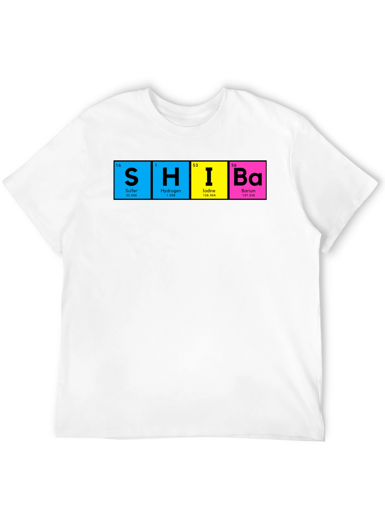 SHIBA Periodic Elements Funny Science T-Shirt
