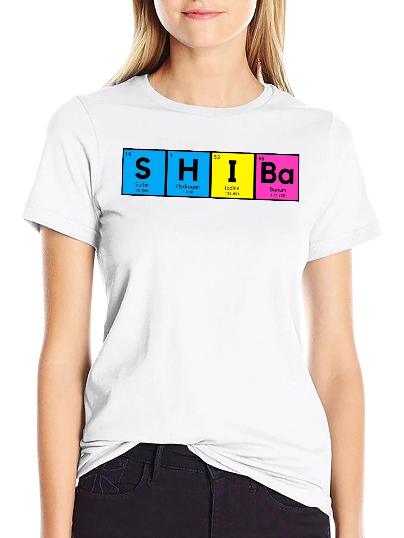 SHIBA Periodic Elements Funny Science T-Shirt