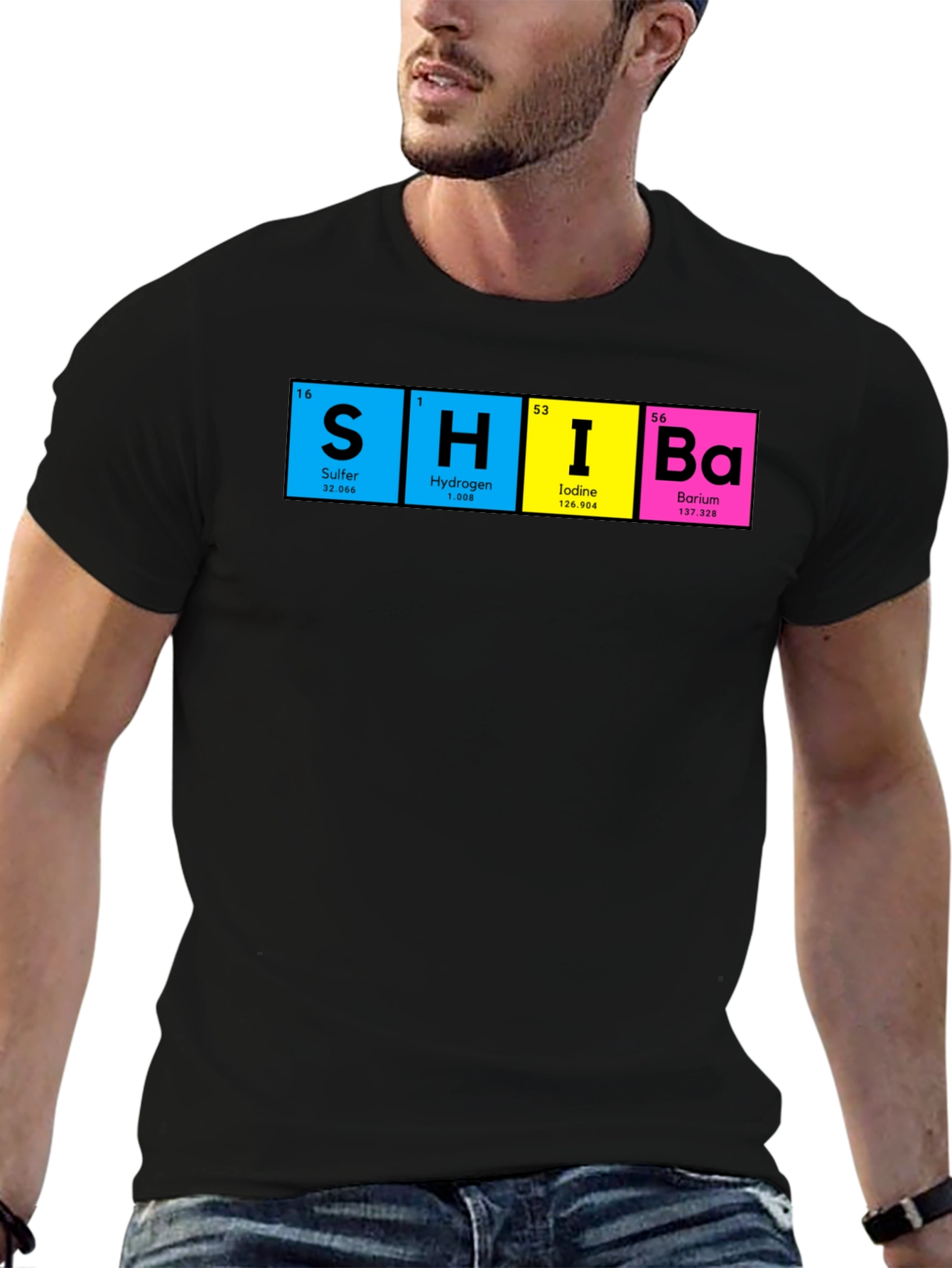 SHIBA Periodic Elements Funny Science T-Shirt