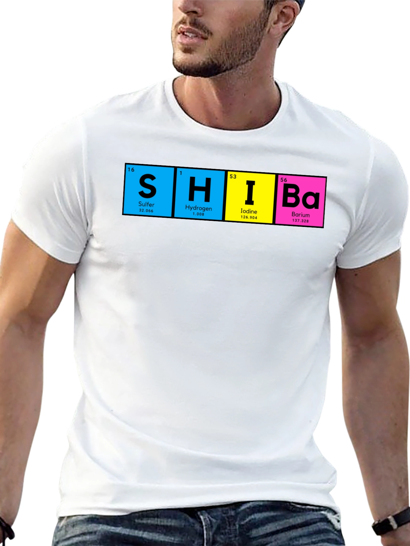 SHIBA Periodic Elements Funny Science T-Shirt
