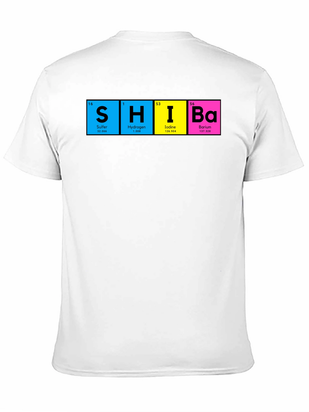 SHIBA Periodic Elements Funny Science T-Shirt