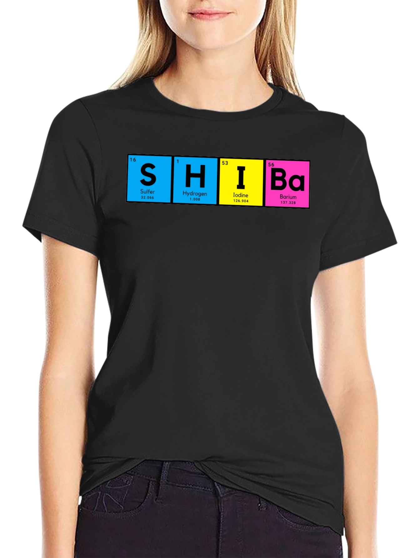 SHIBA Periodic Elements Funny Science T-Shirt
