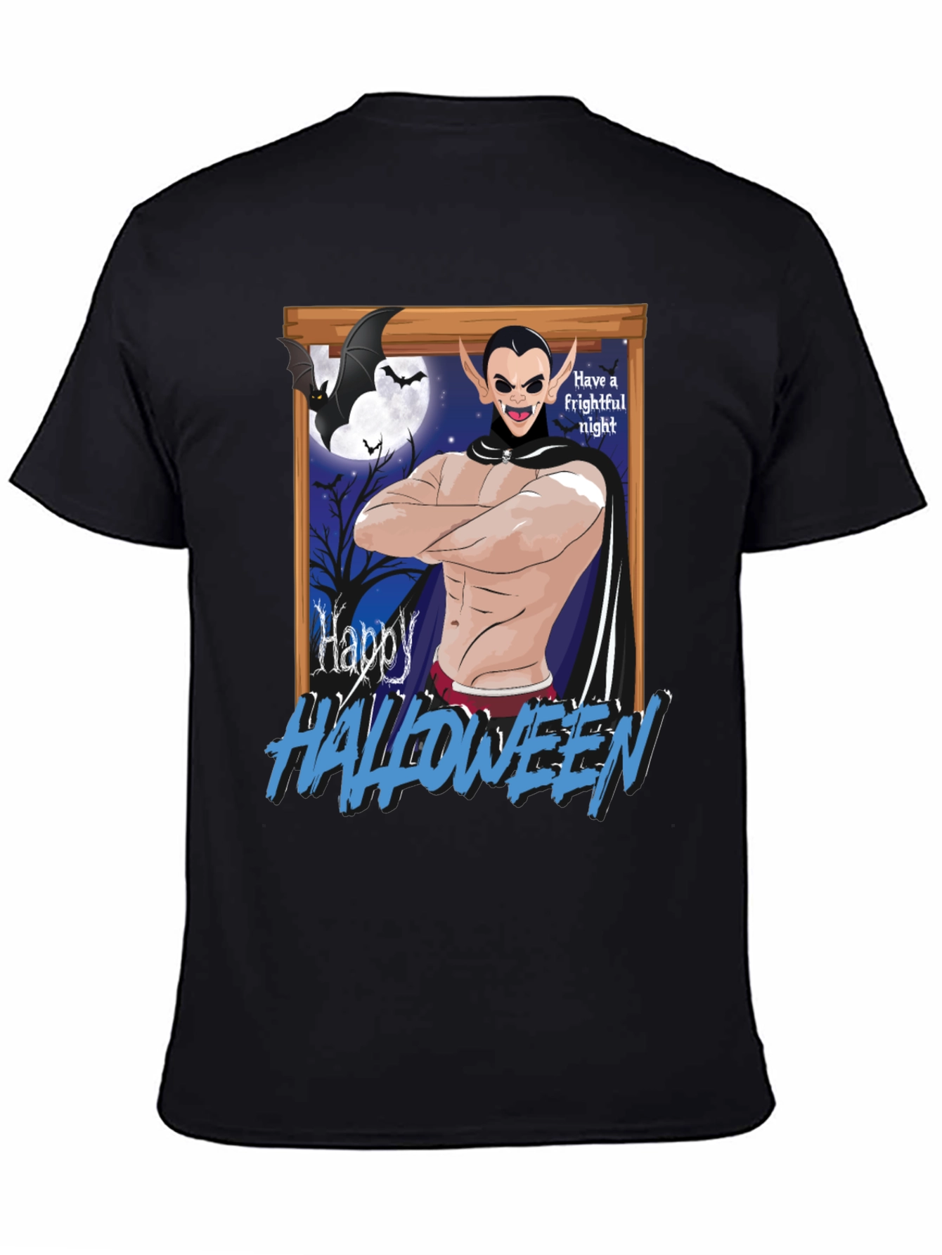 Happy Halloween Dracula Graphic Tee