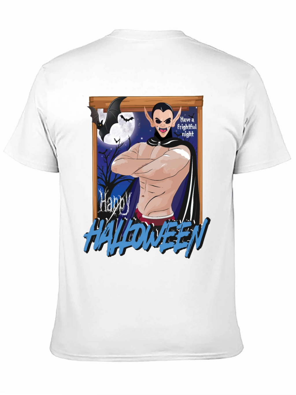 Happy Halloween Dracula Graphic Tee