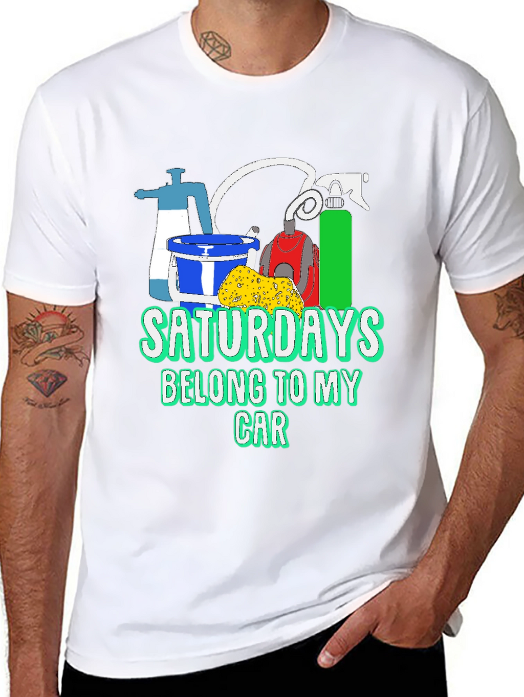Saturdays Belong to My Car T-Shirt