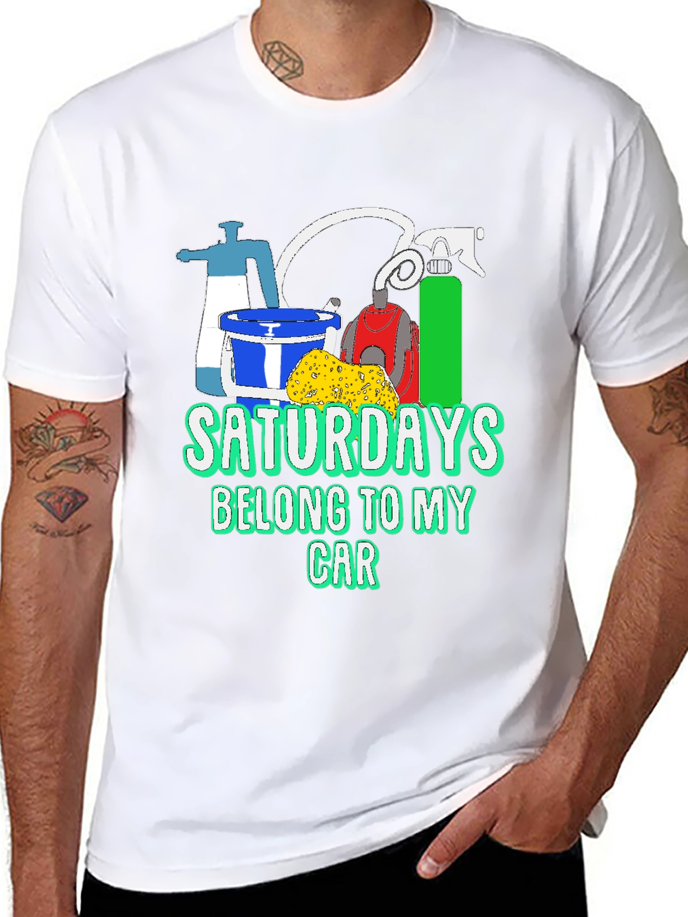 Saturdays Belong to My Car T-Shirt