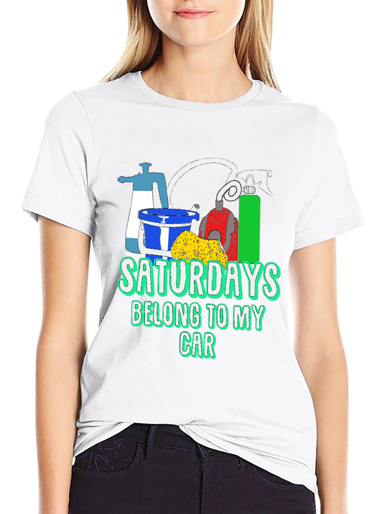 Saturdays Belong to My Car T-Shirt