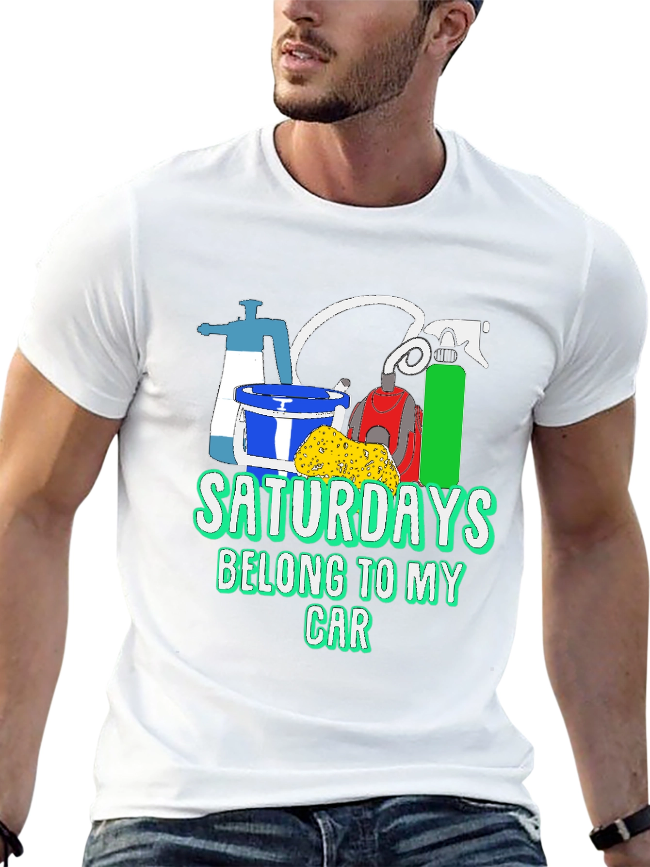 Saturdays Belong to My Car T-Shirt