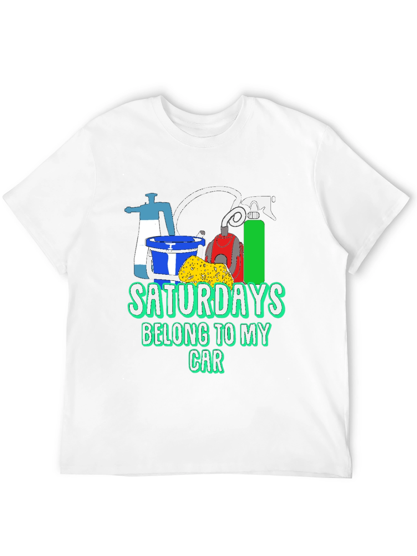 Saturdays Belong to My Car T-Shirt