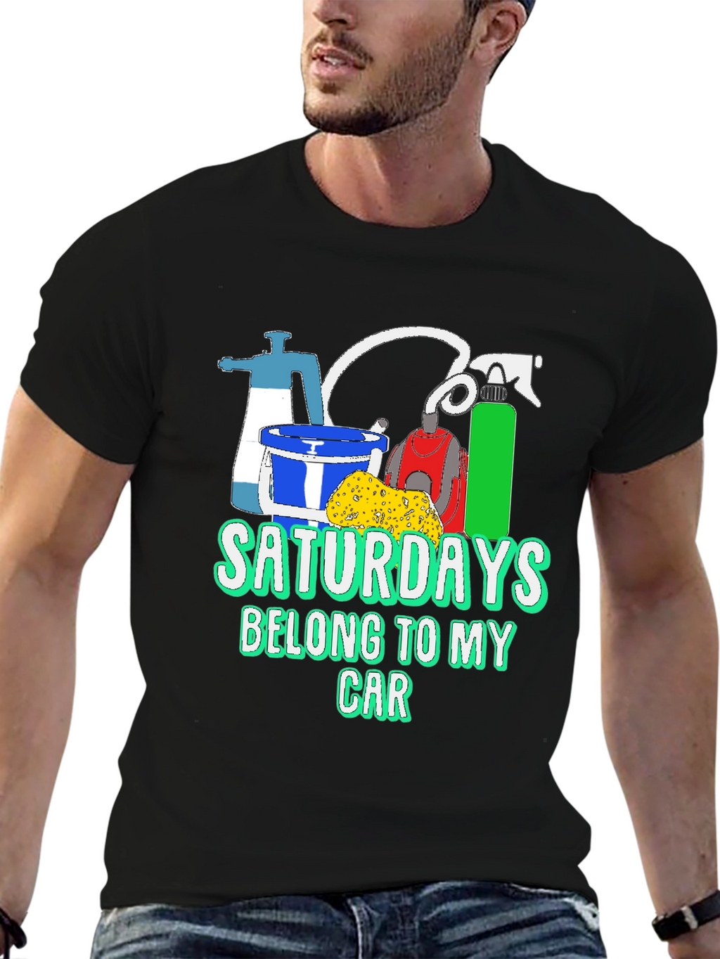 Saturdays Belong to My Car T-Shirt
