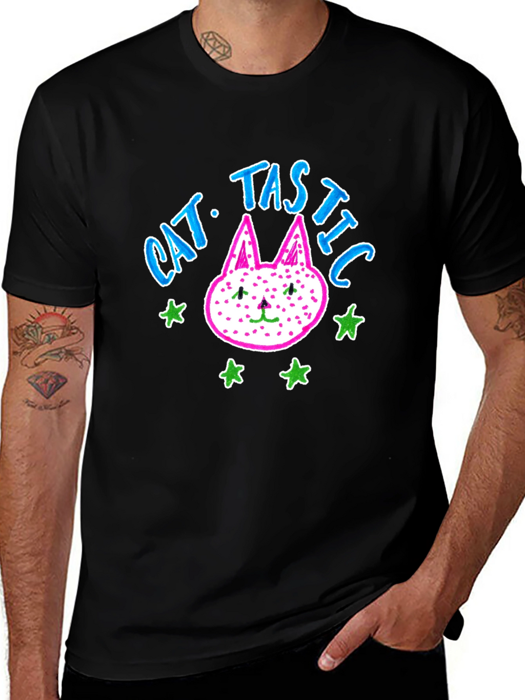 Cat-Tastic Graphic Tee - Funky Unisex T-Shirt