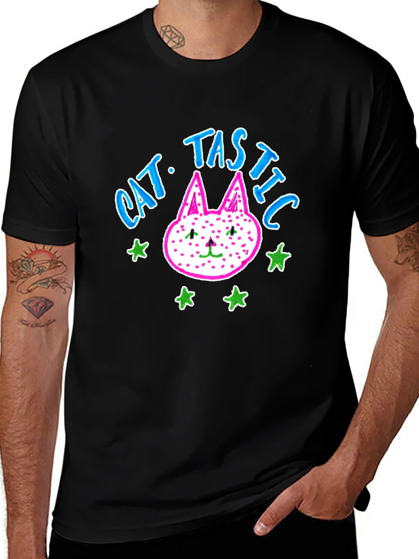 Cat-Tastic Graphic Tee - Funky Unisex T-Shirt