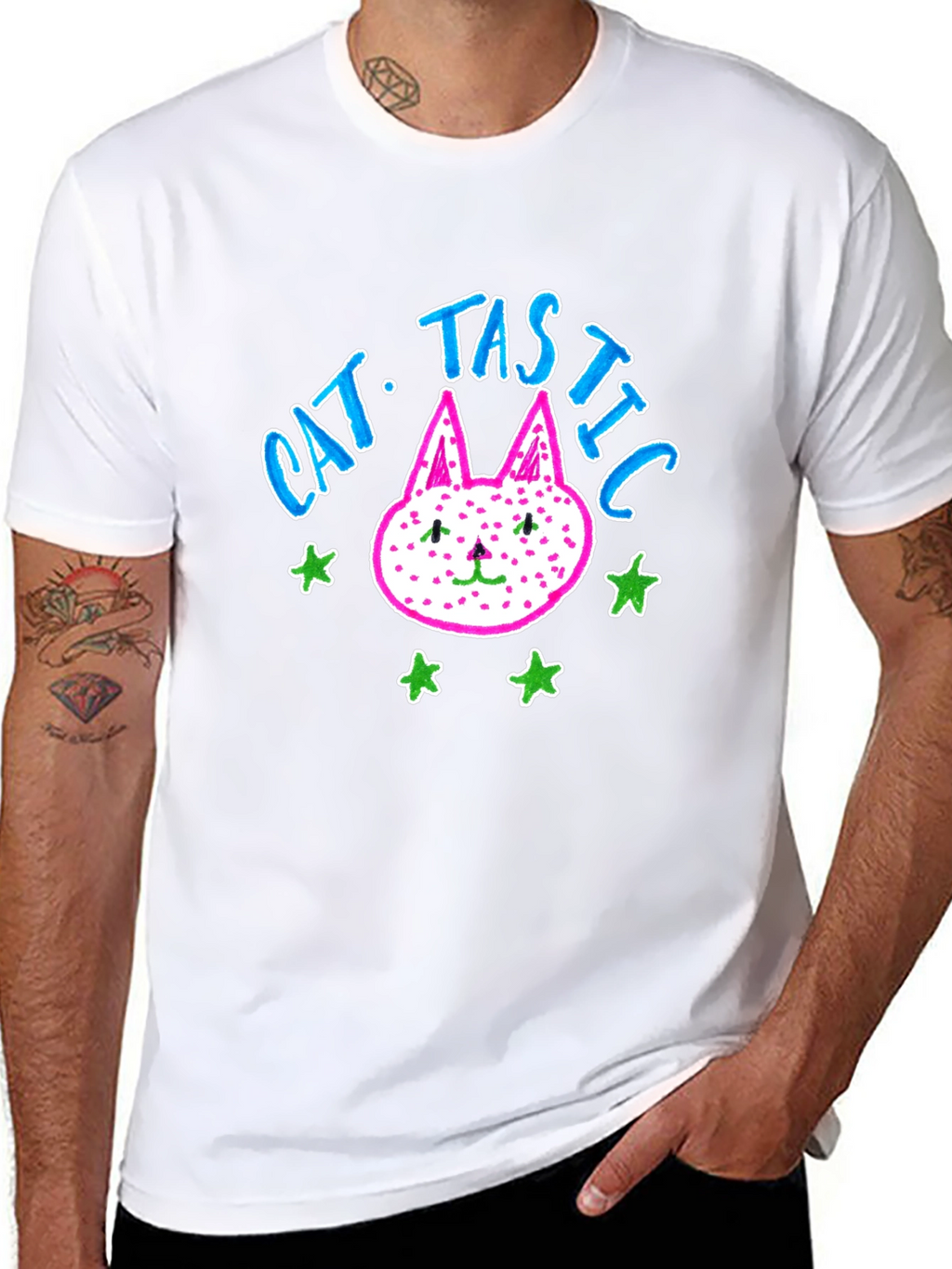 Cat-Tastic Graphic Tee - Funky Unisex T-Shirt