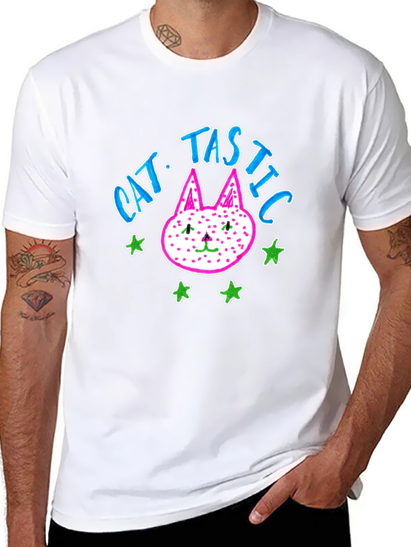 Cat-Tastic Graphic Tee - Funky Unisex T-Shirt