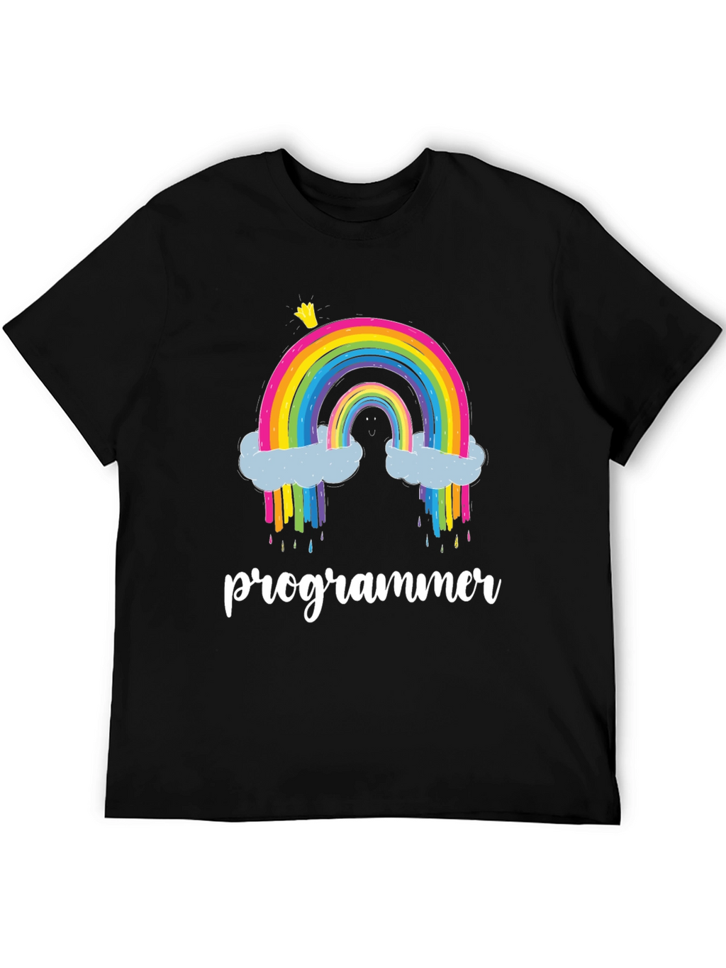 Rainbow Programmer T-Shirt - Coding Humor Tee