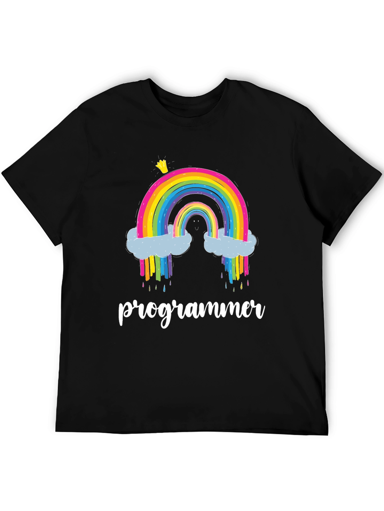 Rainbow Programmer T-Shirt - Coding Humor Tee
