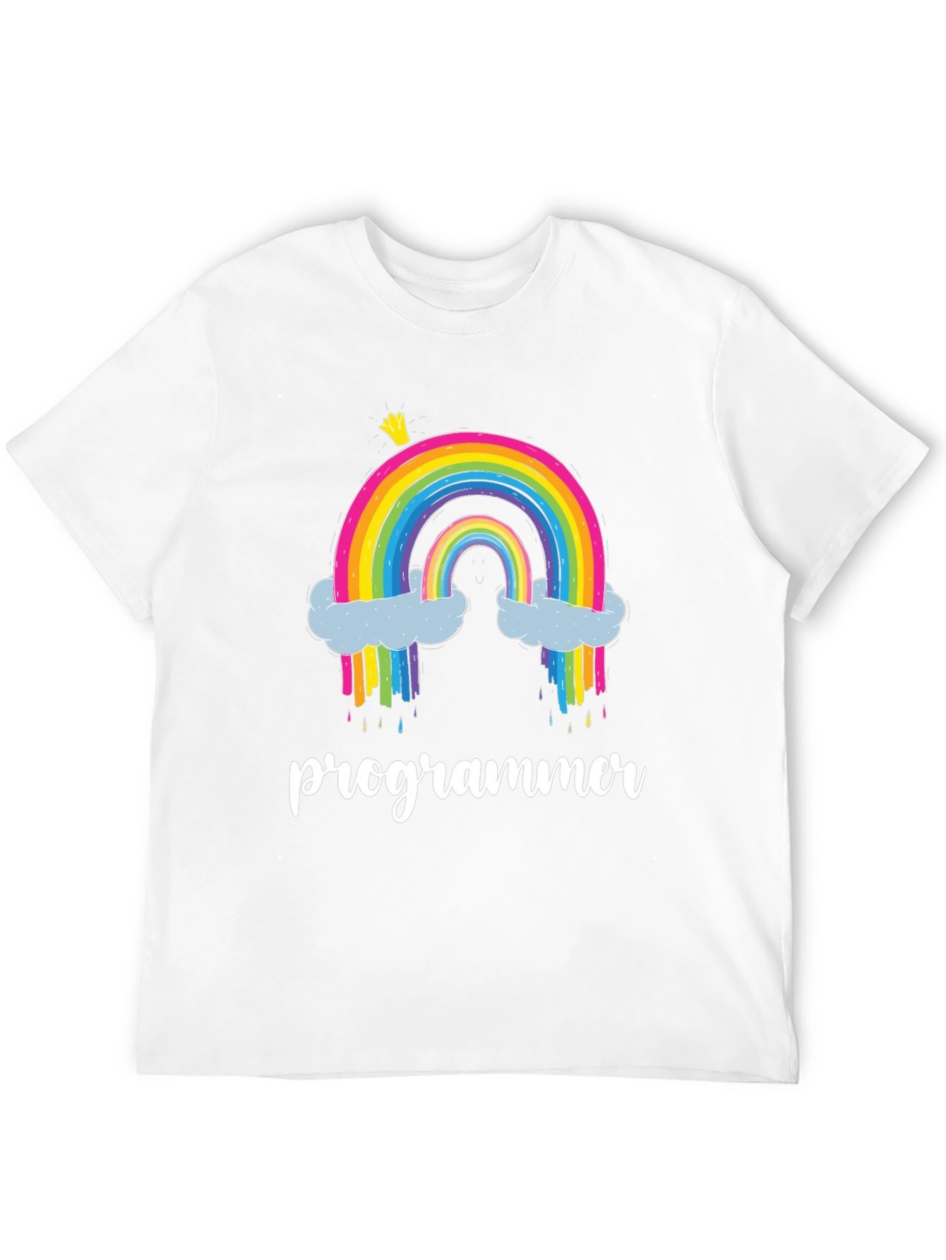 Rainbow Programmer T-Shirt - Coding Humor Tee