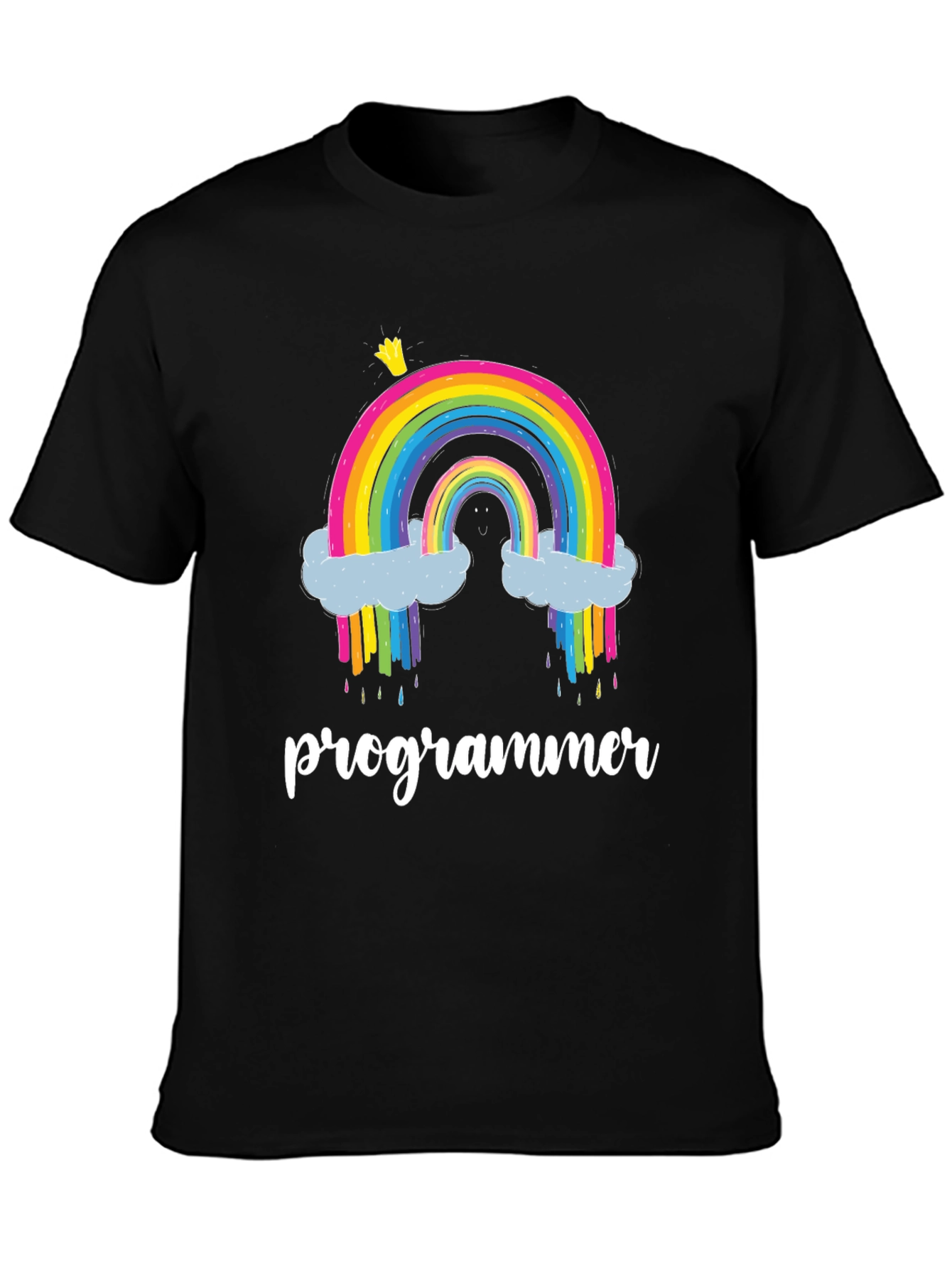 Rainbow Programmer T-Shirt - Coding Humor Tee