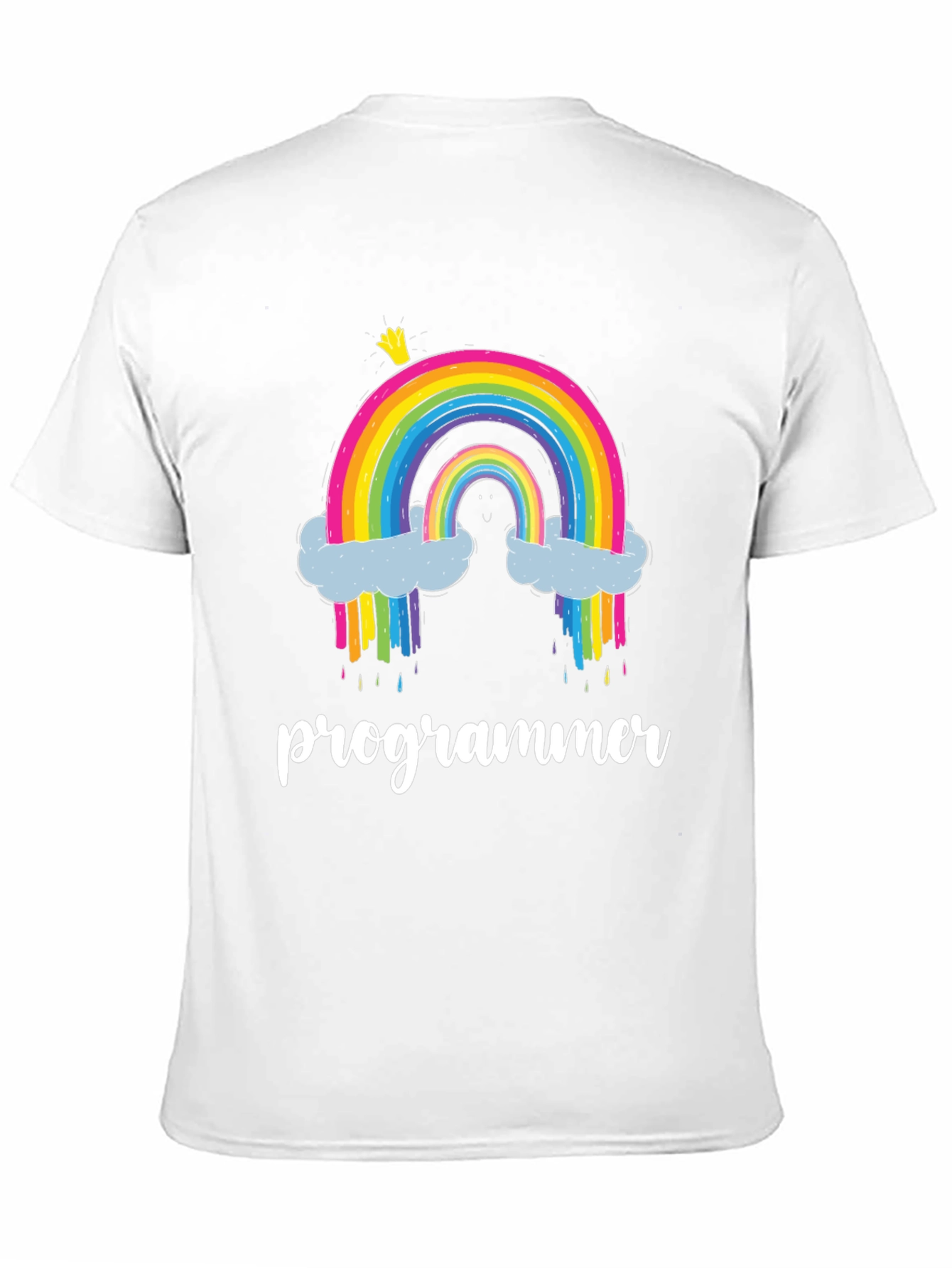 Rainbow Programmer T-Shirt - Coding Humor Tee