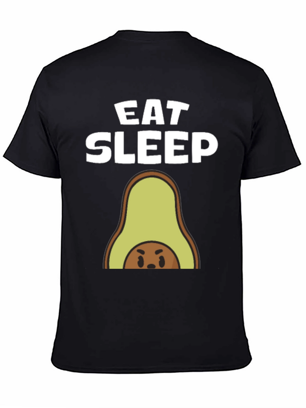 Eat Sleep Avocado T-Shirt - Funny Foodie Tee