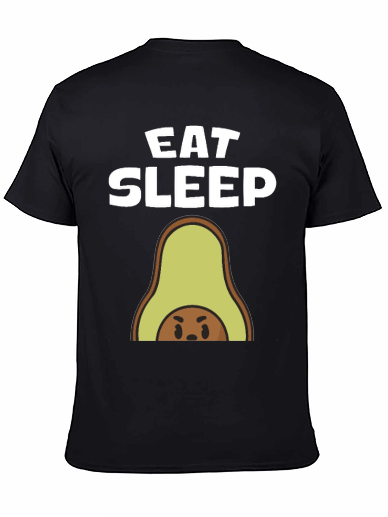 Eat Sleep Avocado T-Shirt - Funny Foodie Tee