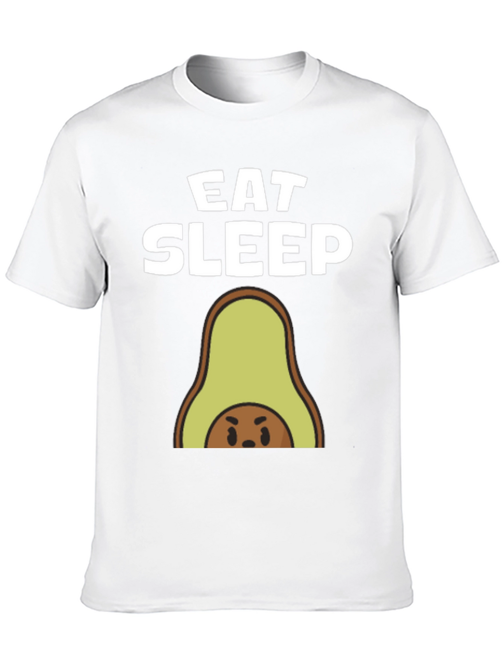 Eat Sleep Avocado T-Shirt - Funny Foodie Tee