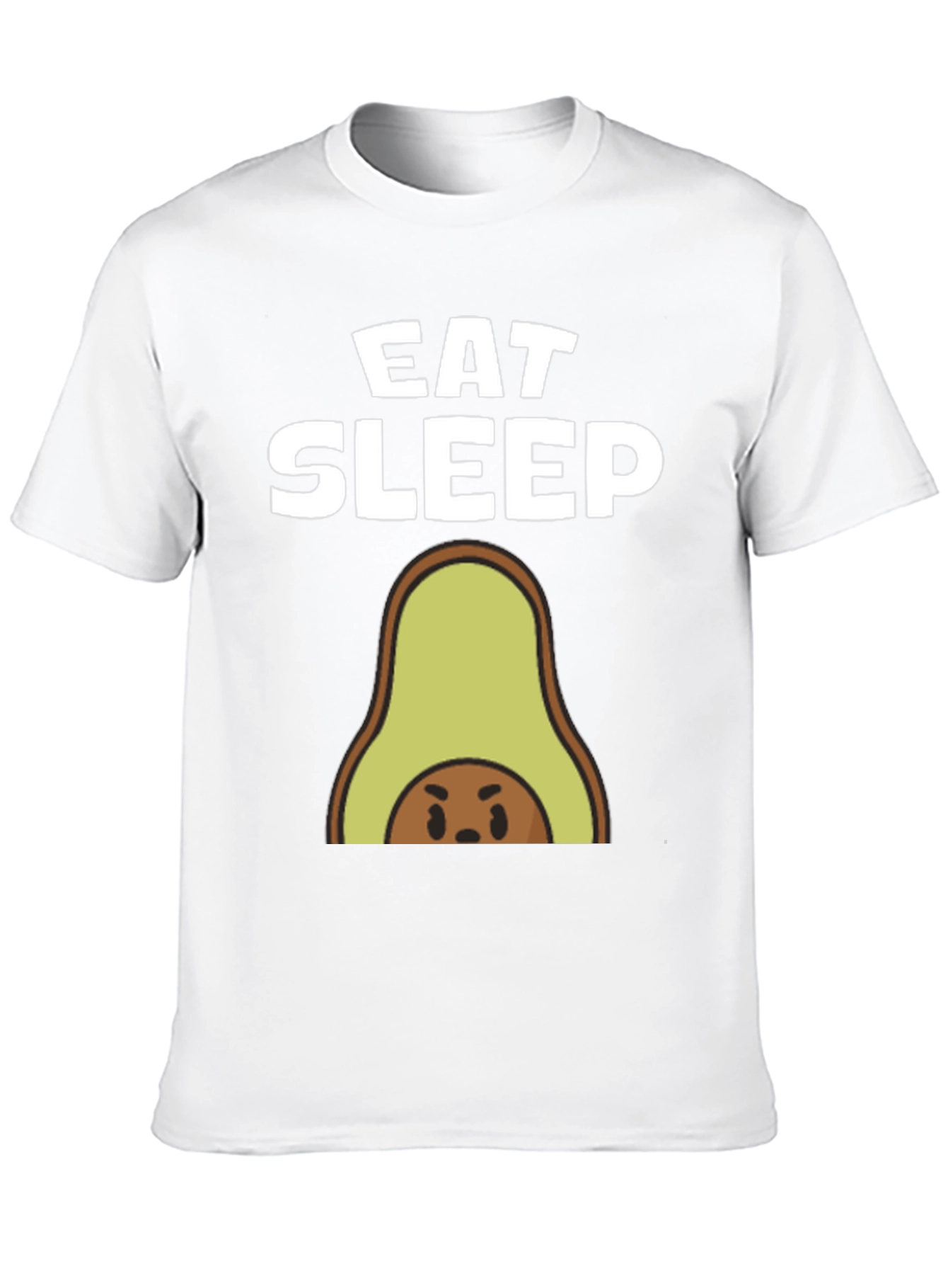 Eat Sleep Avocado T-Shirt - Funny Foodie Tee