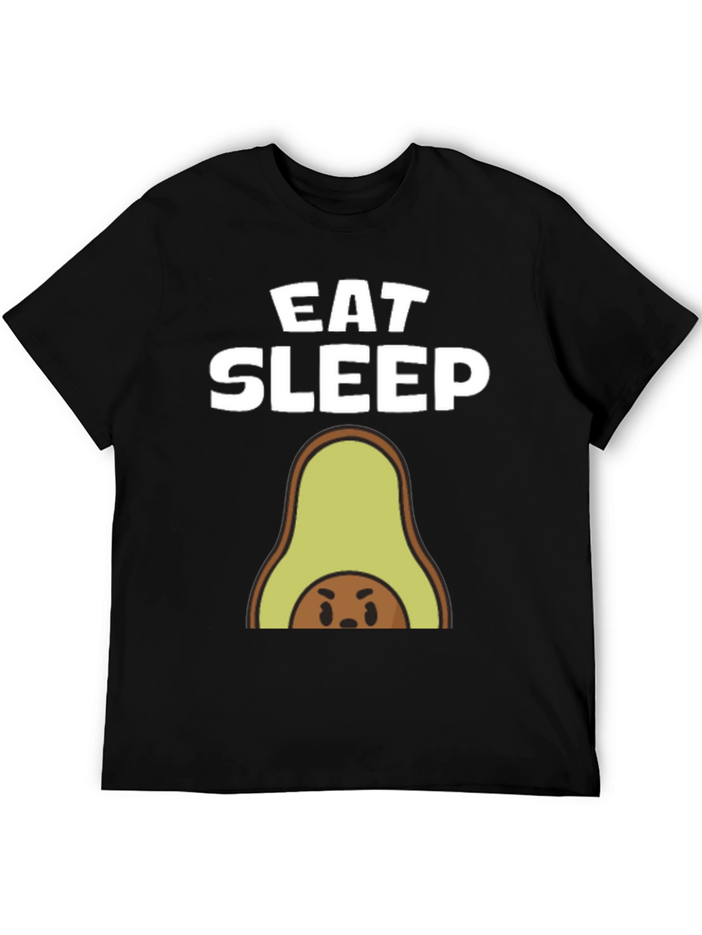 Eat Sleep Avocado T-Shirt - Funny Foodie Tee