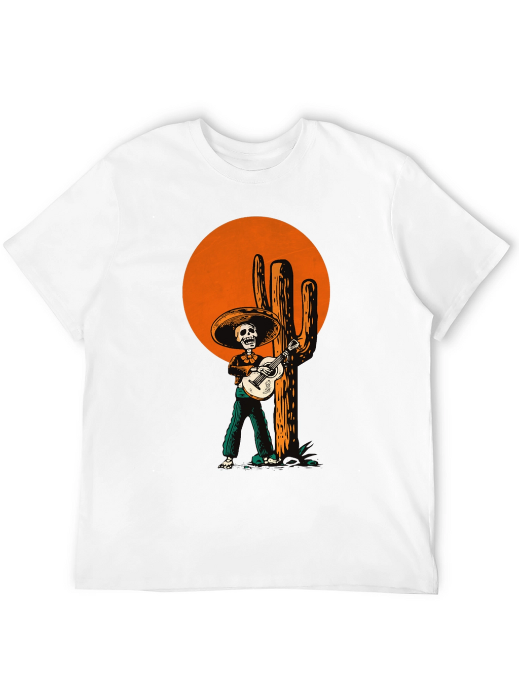 Mariachi Skeleton T-Shirt - Dia de los Muertos