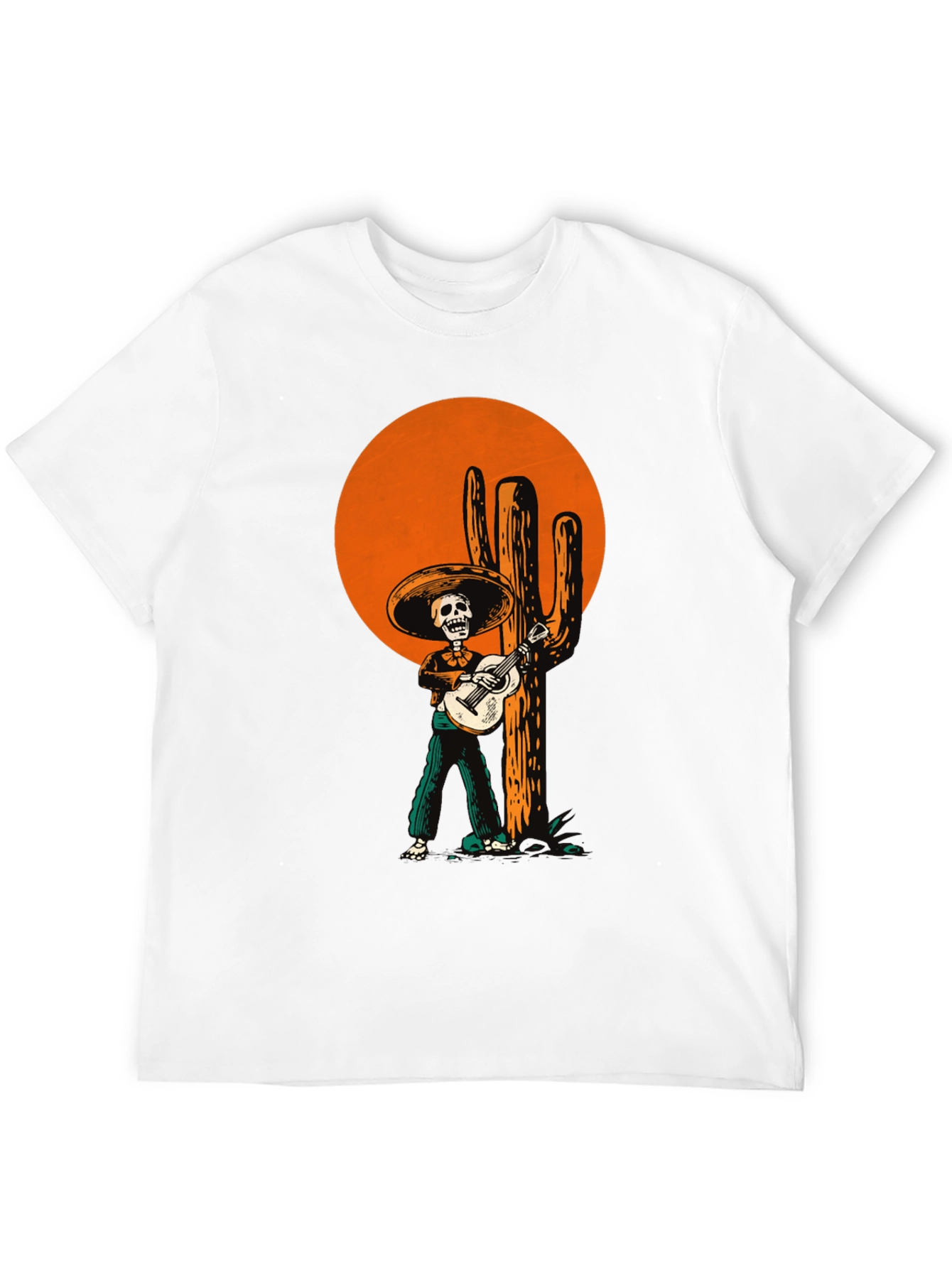 Mariachi Skeleton T-Shirt - Dia de los Muertos