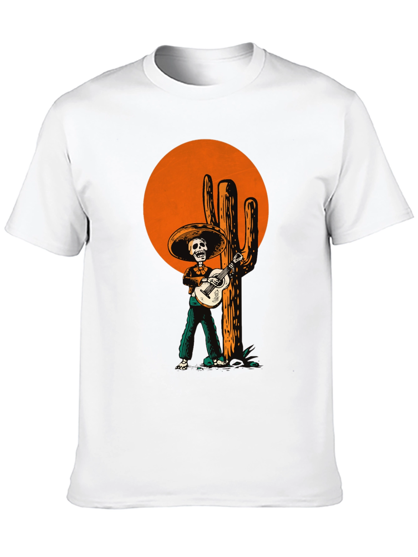 Mariachi Skeleton T-Shirt - Dia de los Muertos