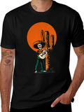 Mariachi Skeleton T-Shirt - Dia de los Muertos