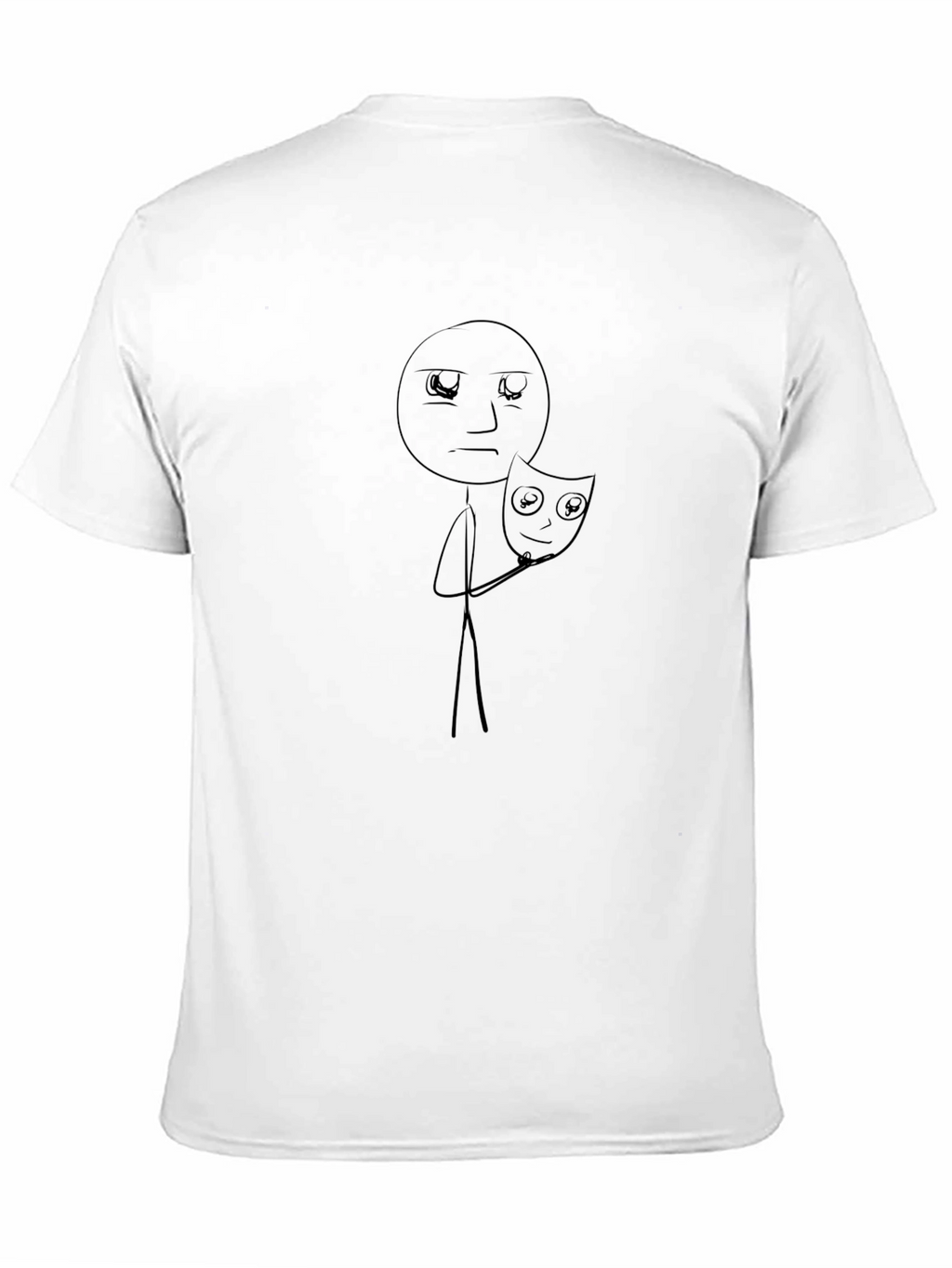 Masked Emotions Graphic Tee - Black