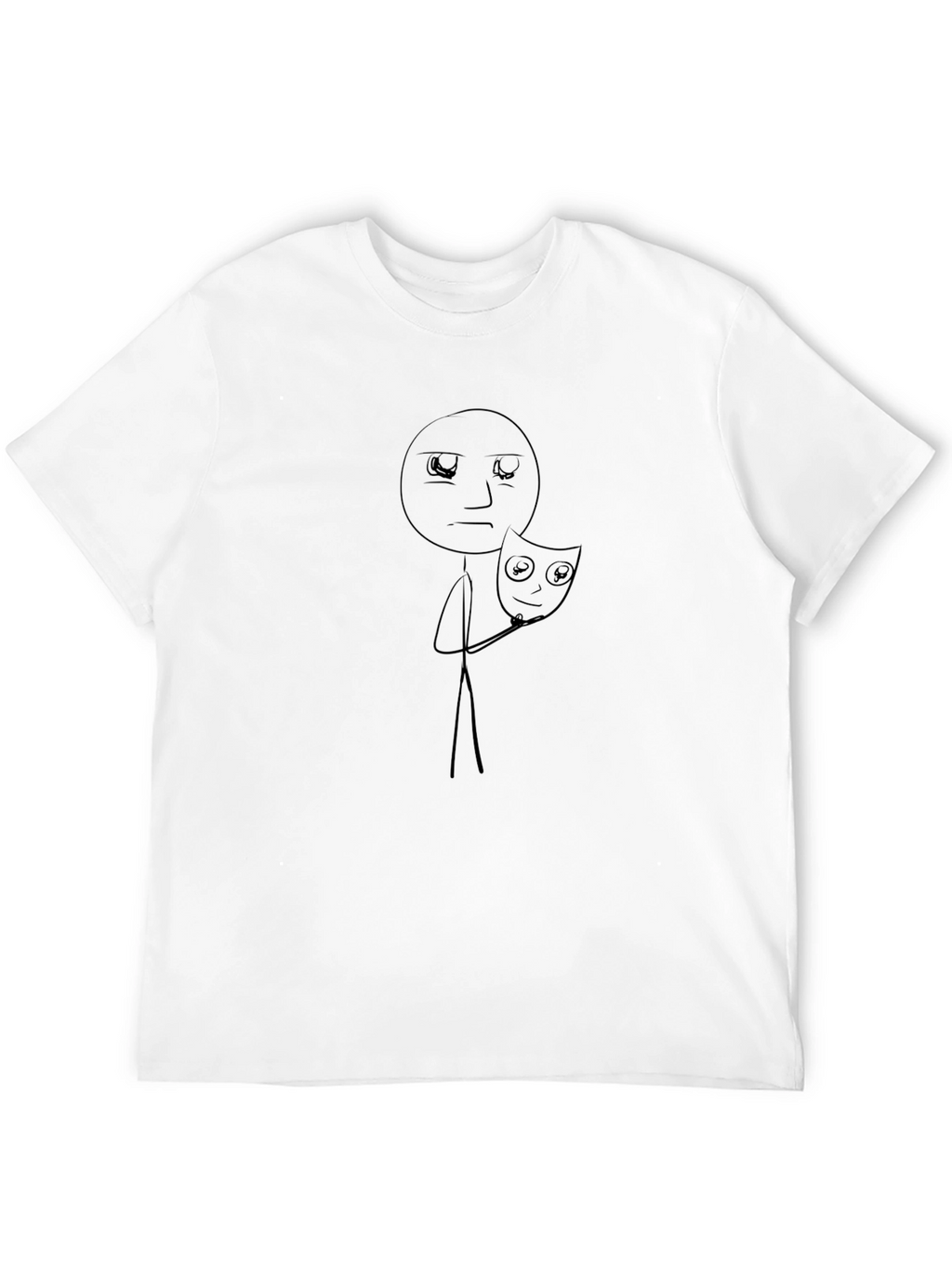 Masked Emotions Graphic Tee - Black