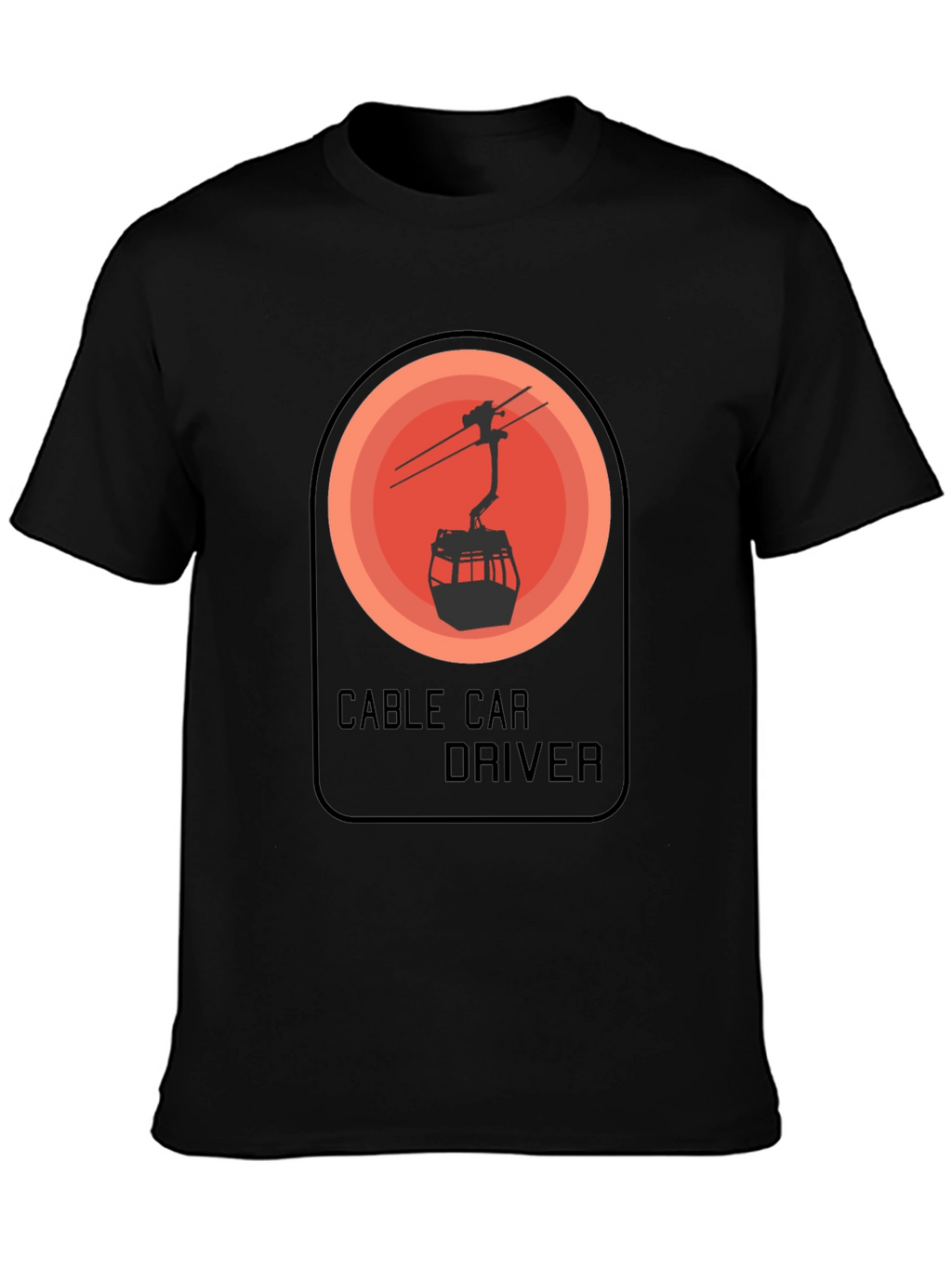 Cable Car Driver Graphic T-Shirt