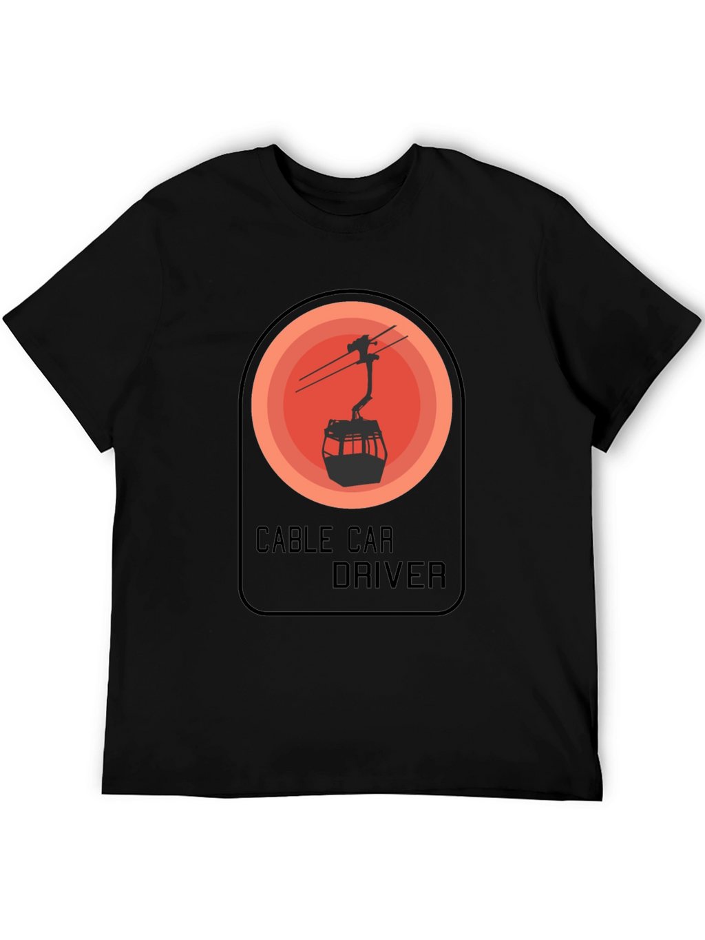 Cable Car Driver Graphic T-Shirt