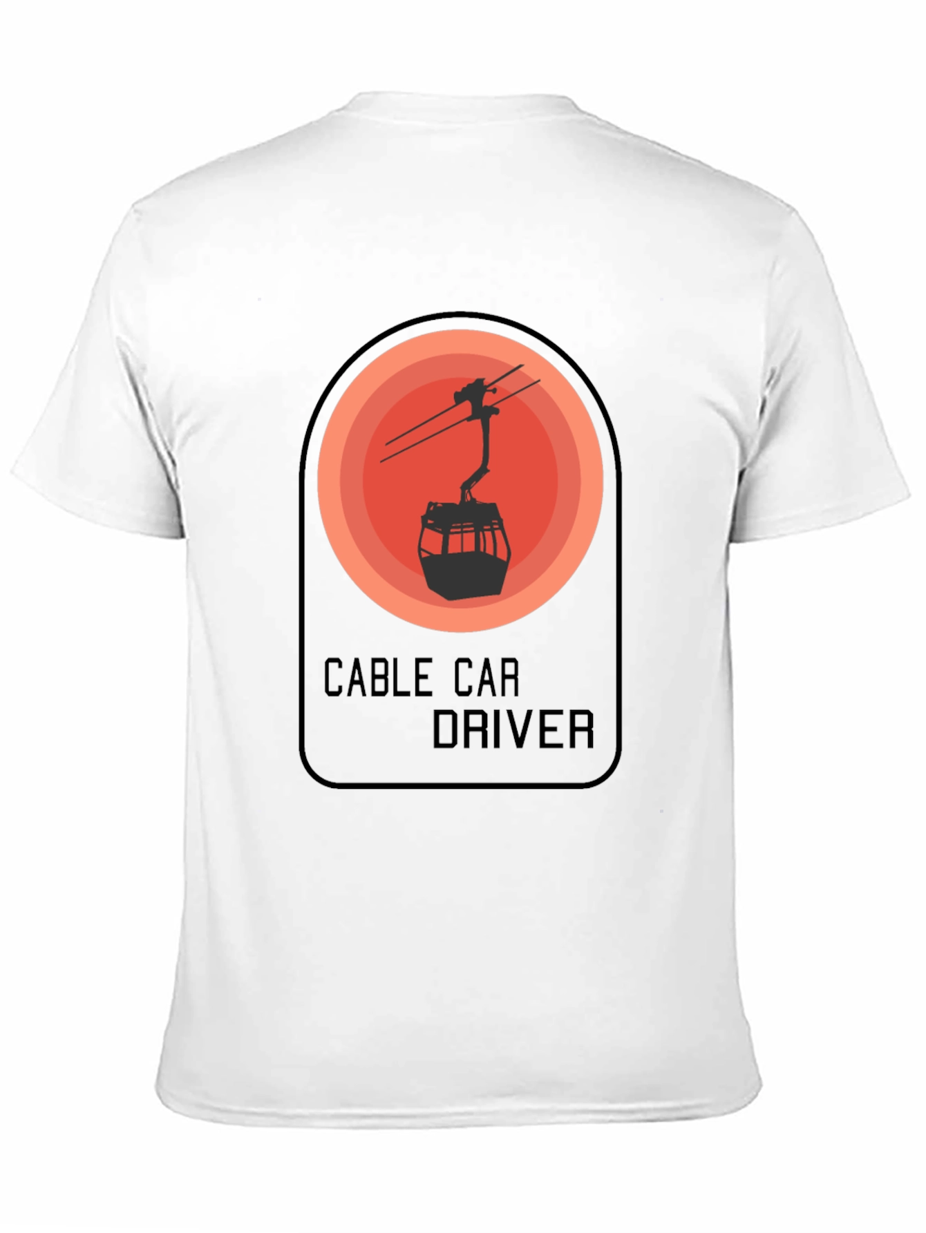 Cable Car Driver Graphic T-Shirt
