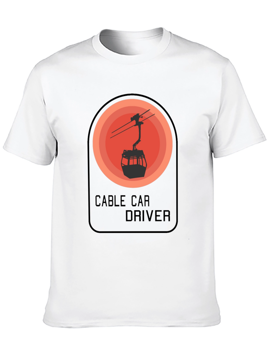Cable Car Driver Graphic T-Shirt