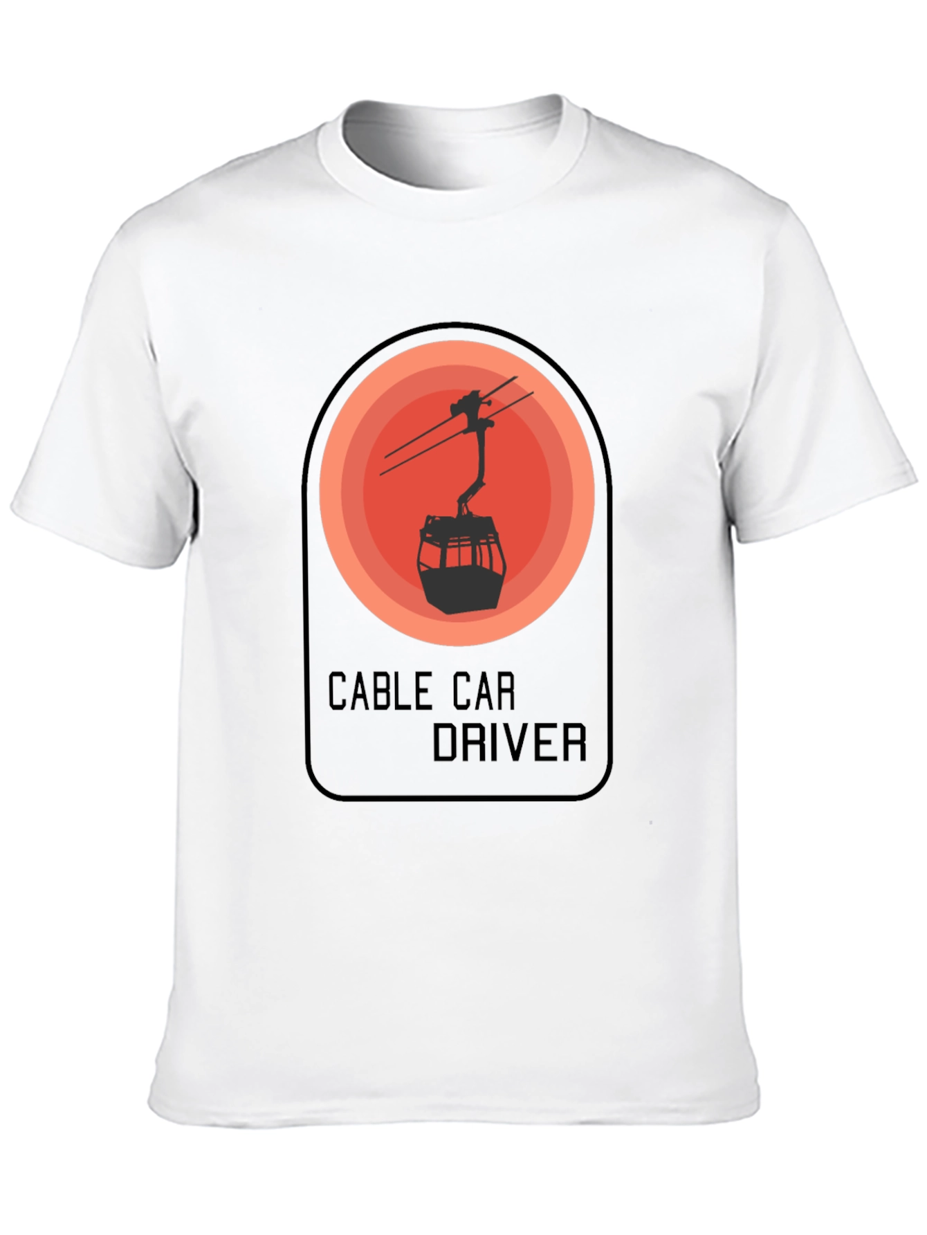 Cable Car Driver Graphic T-Shirt