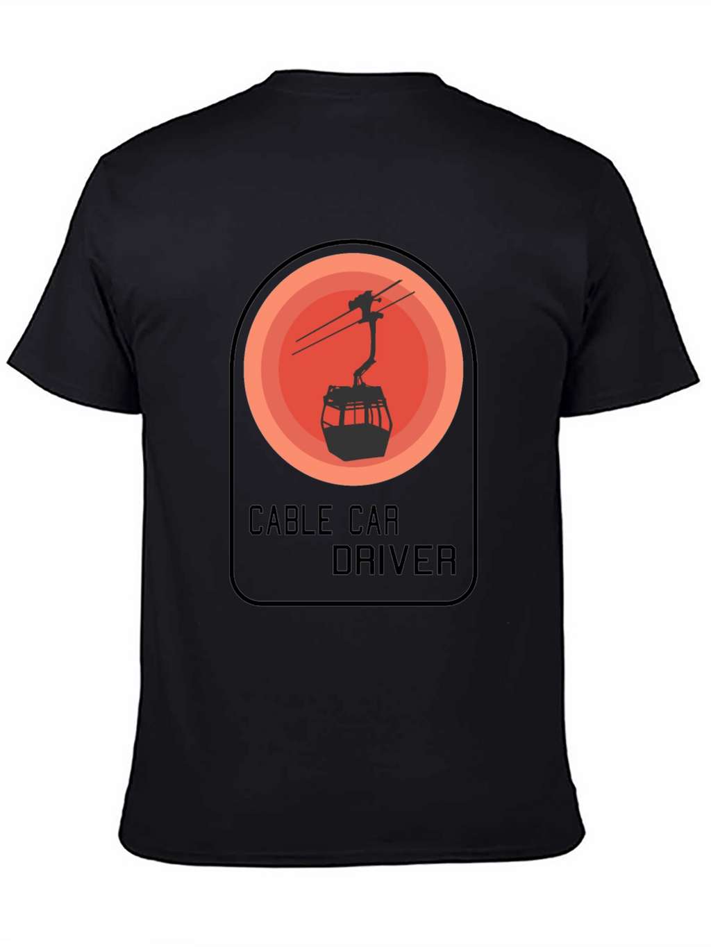 Cable Car Driver Graphic T-Shirt