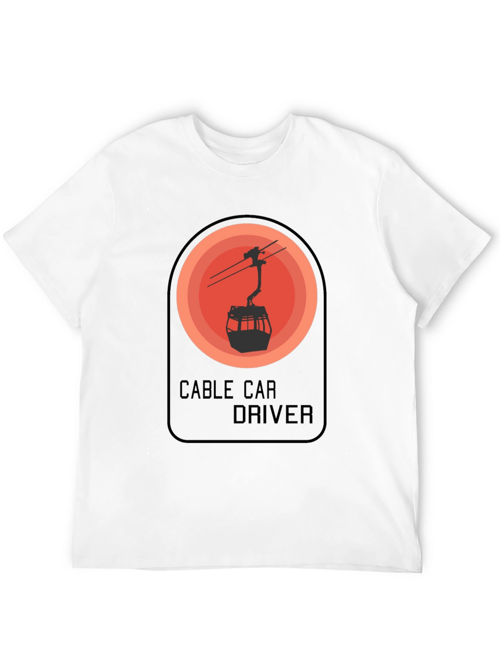 Cable Car Driver Graphic T-Shirt