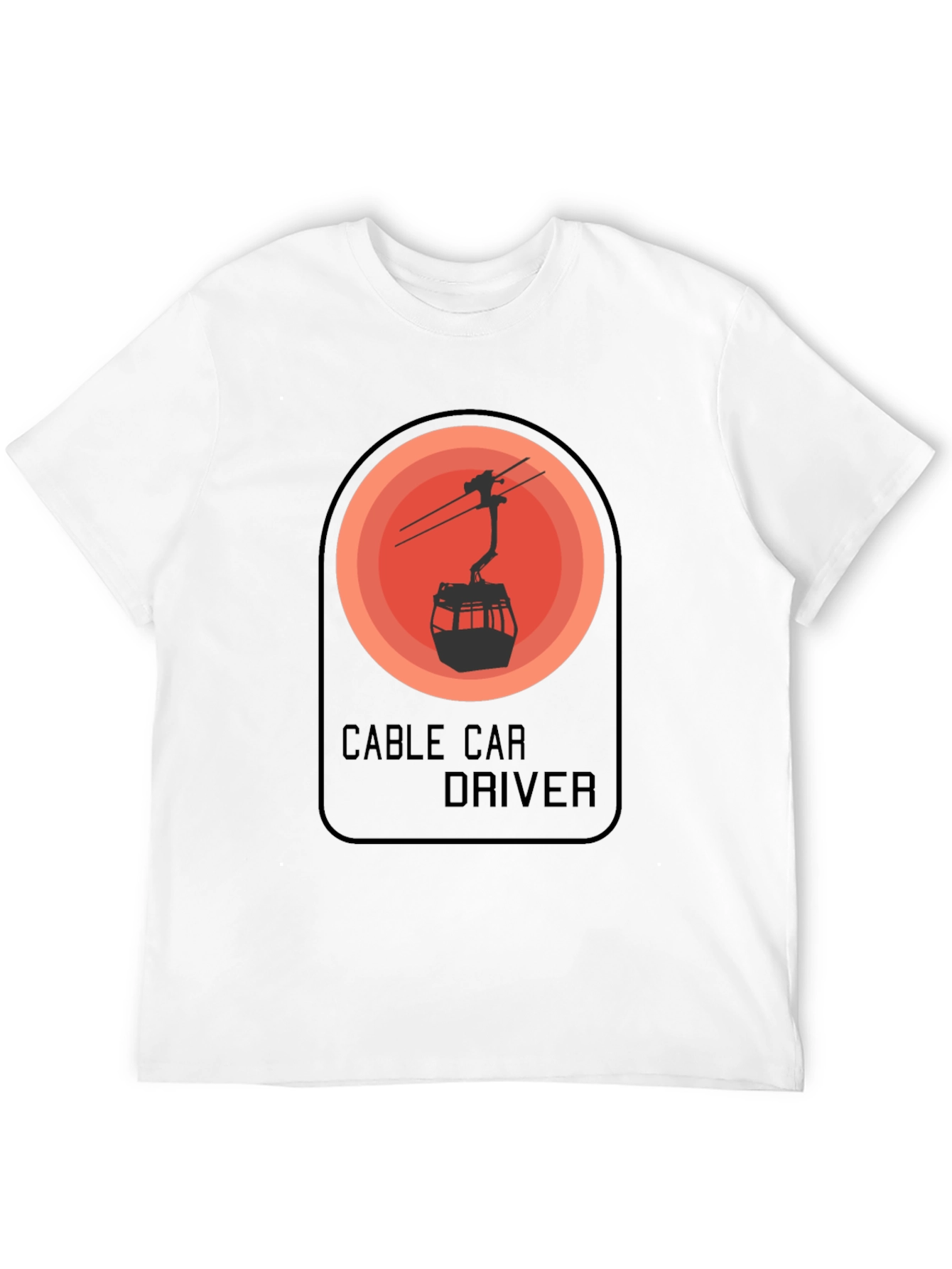 Cable Car Driver Graphic T-Shirt