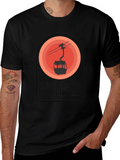 Cable Car Driver Graphic T-Shirt